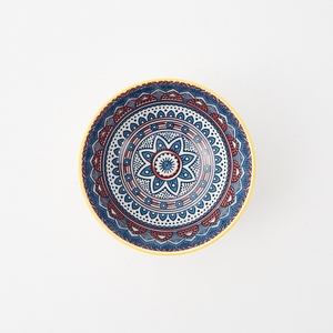 5.5-inch bohemia-phong cách gốm trộn bát tùy chỉnh mì Ramen bát đặt cho khách sạn nhà bên sử dụng mới lạ mộc mạc foodware - Product Image 4