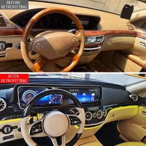 Modificación de Coche W221 2010, Actualización de Pantalla LCD W221, Luz Ambiental, Salida de Luz, Apta para Mercedes Benz Clase S, Actualización S600 - Product Image 2