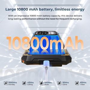 Tout Neuf Original HOTWAV <span class=keywords><strong>Cyber</strong></span> 13 <span class=keywords><strong>Pro</strong></span> Android 13 6.6'' LCD Batterie 10800mAh Appareil Photo 64MP NFC Lampe Torche LTE GSM Gaming - Product Image 4