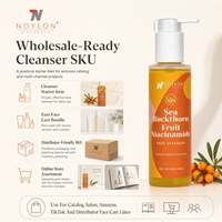 Nettoyant Visage Éclaircissant et Revitalisant à l'Argousier et au Niacinamide, Doux pour la Peau, Haute Qualité, Marque Privée, Faible MOQ