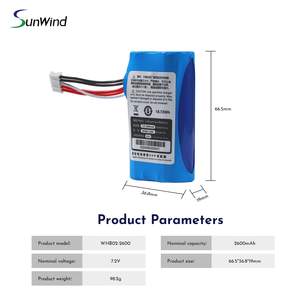 交換用リチウムイオン18650バッテリーSWLB WHB02-2600 WizarPOS Q2 Wizar Q2 7.2V 2600mAh Posターミナルバッテリー - Product Image 5
