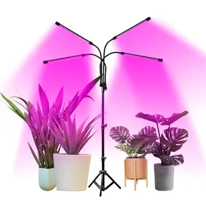 SHENPU-Luz LED de espectro completo con temporizador para plantas, iluminación adecuada para flores de vivero de interior