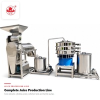 Industriële complete fruit sap productielijn van roestvrij staal voor appel- en sinaasappelsap extractie en filtratie verwerkingsinstallatie