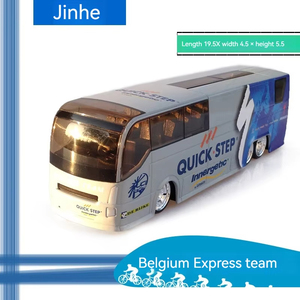 BTOYS 1:50 Tour De France <span class=keywords><strong>Bus</strong></span> Diecast modelo español Eleven equipo aleación Metal coche de juguete para niños - Product Image 6