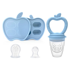 Sucette pour bébé 100% silicone, design détachable, rose clair/rose/blanc, 0-6 mois, sans BPA, lait, fruits, sucette, distributeur de nourriture pour bébé - Product Image 1