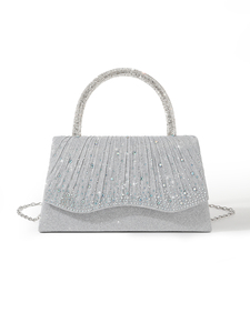Sac de Soirée Carré de Luxe 5A pour Femme avec Strass, Chaîne, Imperméable, pour Anniversaire, Mariage, Sac à Main ou Sac Bandoulière – Vente en Gros - Product Image 2