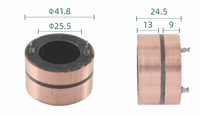 Support de balais de charbons pour anneau collecteur (dimensions : 41.8*25.5 / 24.5*13*9X 2 anneaux), pour assemblages de collecteurs à anneaux.