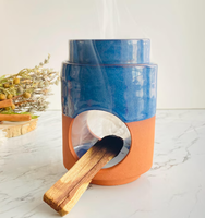 Brûleur à huile en céramique, chauffe-cire, porte-bougie chauffe-plat, diffuseur d'aromathérapie, décoration de salle de spa et de yoga, cadeau anti-stress