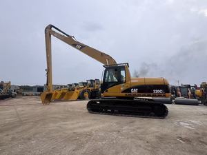 Excavatrice d'occasion de premier choix CAT 320CL à flèche longue portée, structure robuste, prête à l'emploi pour les travaux de nettoyage des rivières - Product Image 2
