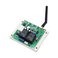 KONST 38V 2CH 30A 433M Contrôleur de moteur de rideau en métal intelligent Commutateur de télécommande de rotation arrière/avant pour garage coulissant