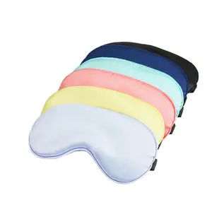 Masque de sommeil naturel réglable en soie Pure, pour les yeux, réglable, 100%, avec pochette de sommeil, sac cadeau, Pack, meilleure vente, livraison rapide