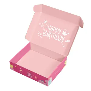 Cajas para embalagens de luxo, embalagens de luxo para cosméticos, caixas de mailer, logotipo personalizado, impresso, embalagem de cartão, caixas rosa de frete