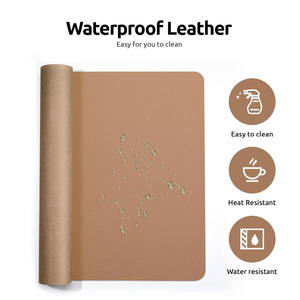 Alfombrilla de Ratón Personalizable con Impresión de Logotipo, de Cuero PU, Antideslizante, Impermeable, Super Suave, para Oficina, Hogar y Juegos - Product Image 5