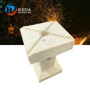 Batu bata tahan api industri suhu tinggi untuk cetakan kustom batu bata tahan api di tanur dan industri lainnya