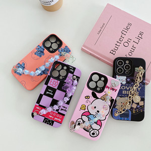 Vente en gros Etuis de téléphone portable de luxe en TPU de dessin animé Chaîne Housses de haute protection pour <span class=keywords><strong>iPhone</strong></span> <span class=keywords><strong>SE</strong></span> 14 Max 15 Blu Logo <span class=keywords><strong>personnalisable</strong></span> - Product Image 3