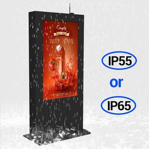 Kiosco Publicitario con Pantalla Táctil Capacitiva para Exteriores, Resistente al Agua IP55, de 43, 49, 55 y 65 Pulgadas, Señalización <span class=keywords><strong>Digital</strong></span> LCD, Tótem <span class=keywords><strong>Digital</strong></span> - Product Image 2