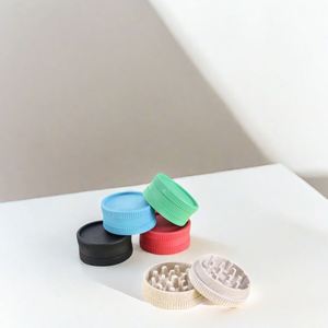 เครื่องบดสมุนไพรแบบแห้ง ขนาด 55 มม. 2 ชั้น ทำจากซิลิโคน ย่อยสลายได้ เป็นมิตรกับสิ่งแวดล้อม ขายส่ง - Product Image 6