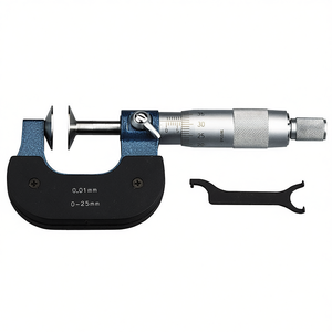 Micrómetro de Placa Fervi 0-25mm 0.01mm Herramienta de Medición de Precisión para Metalurgia - Product Image 2