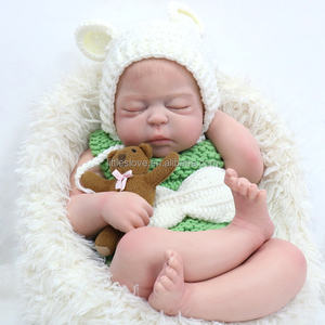 Tam katı silikon yeniden doğmuş bebek 22 inç 5.2kg Bebe yenidoğan silika jel silikon bebekler yeniden doğmuş tam vücut silikon bebek bebek ucuz - Product Image 6