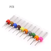 10pcs various PCB drill kit tools CNC router woodworking metal engraving exercises dremel machine accessories