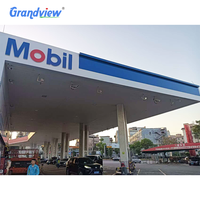 Panneau LED P4 manuel OEM Grandview pour station-service avec affichage dynamique des prix pour pompe à carburant et changeur de gaz, idéal pour les magasins de détail