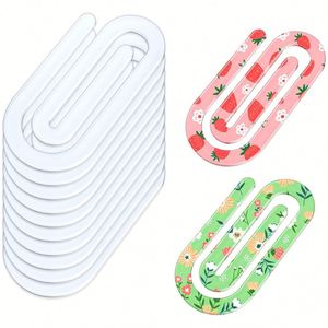 Clips de Papel Bonitos, Regalos de Agradecimiento para Maestros, Clips de Papel Acrílicos Grandes para Trabajos de Papel, Marcadores de Libros para el Aula, Artículos Escolares - Product Image 3