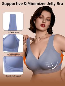 <span class=keywords><strong>Reggiseno</strong></span> Senza Cuciture Personalizzabile con Logo, Supporto Morbido in Gel, Senza Ferretto, Tinta Unita, Comodo per la Notte, <span class=keywords><strong>Bralette</strong></span> da Donna - Product Image 3