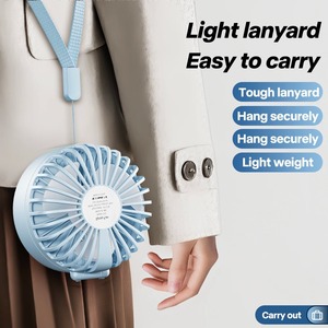 New Outdoor Neck-hanging Small <b>Spray</b> <b>Fan</b> Handheld Folding Wireless Portable Mini <b>Fan</b> Home Office Travel Cold <b>Fan</b> with Lanyard - Product Image 5