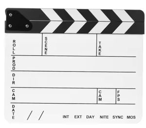 Film Directeurs Clapboard Photographie Studio Photo Vidéo TV Acrylique Clapper Board Dry Erase Film Slate Cut <span class=keywords><strong>Action</strong></span> Scene - Product Image 5