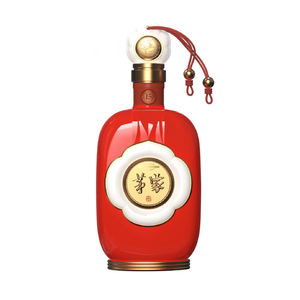 500ml Bouteille en verre de liqueur blanche de couleur personnalisée Bouteille en verre de conception antique d'<span class=keywords><strong>alcool</strong></span> <span class=keywords><strong>Baijiu</strong></span> <span class=keywords><strong>chinois</strong></span> - Product Image 1