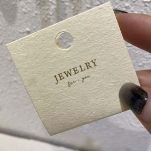 Cartes d'affichage de bijoux en papier avec logo personnalisé avant et arrière pour boucles d'oreilles, colliers et bagues étiquettes de bijoux personnalisées - Product Image 5