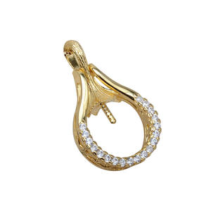 Collier pendentif en argent S925 Wenchi avec agate, style coréen, accessoires de bricolage, populaire en Europe et en Amérique, perle vide pour bijoux - Product Image 4