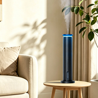 Diffuseur d'aromathérapie pour la maison, le salon et la chambre, machine à aromathérapie électrique sans eau à double atomisation de liquide, en métal