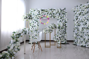 Set Dekorasi Bunga Pernikahan, Meja Bunga Mawar, Centerpiece Bola Bunga, Runner, Rak Bunga Artificial, Stand Bunga, Gapura Bunga untuk Dekorasi Acara Pesta - Product Image 2