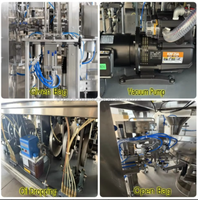 Machine automatique verticale pour l'emballage de poudre, le remplissage de sachets de curry, de café, de piment, de protéines et de sucre, et le conditionnement de sachets de lavage, à haute efficacité