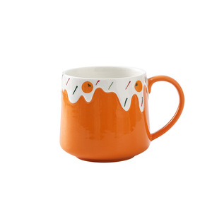 Cute colorful <b>ceramic</b> strawberry <b>mug</b>, free shipping, for home use, high-value office coffee <b>mug</b>. - Product Image 2