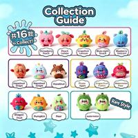 Waterkweekspeelgoed Magische Verrassing Fruit Squishy Pluche Verzamelpot, Voeg Water toe & Schud uit elkaar, Stressverlichting Kerstcadeau