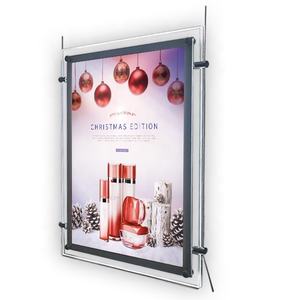 A3 A4 LED lumineuse magnétique acrylique boîte à lumière <span class=keywords><strong>agence</strong></span> immobilière fenêtre suspendus informations affichage signe - Product Image 6