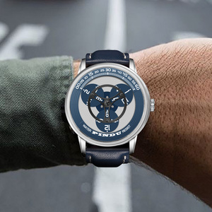 Relojes PINDU con movimiento Miyota 8215, Reloj mecánico para hombre, Reloj de lujo con esfera giratoria, caja luminosa de acero inoxidable, Reloj - Product Image 2