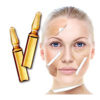 Sérum Ampoule Liquide Hydratant Anti-Âge et Anti-Rides à l'Acide Hyaluronique, Soin Visage Blanchissant, Marque Privée OEM, pour Tous Types de Peau