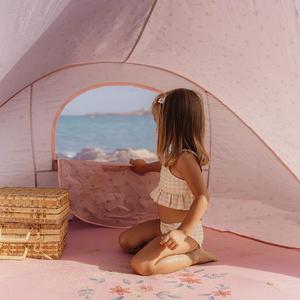 Novedad Tienda de Campaña para Bebé con Sombra Ajustable, Impermeable y Desplegable para 2 Personas, Refugio Solar Tipo Cabaña de Playa con Cuatro Estacas para Exteriores y <span class=keywords><strong>Mar</strong></span> - Product Image 4