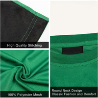 Résistant à la flamme classe 3 vert hommes travail uniforme haute visibilité Construction réfléchissant à manches longues haute visibilité sécurité t-shirts poche