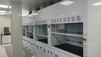 Hotte de laboratoire à poser au sol en PP, armoire de sécurité ignifuge, équipement de laboratoire intégré résistant aux produits chimiques