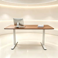 Bureau debout réglable en hauteur de qualité supérieure, économique, silencieux (45 dB), robuste (100 kg), cadre de bureau ergonomique pour vente en gros