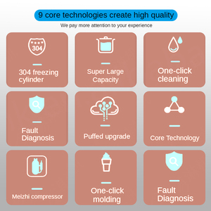 เครื่องทำไอศกรีมซอฟต์เสิร์ฟ 3 รสชาติ Kolice ขายดี เครื่องทำไอศกรีมซอฟต์เสิร์ฟ อัตโนมัติ สำหรับธุรกิจ - Product Image 6