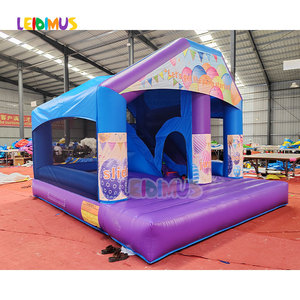 Inflatable <span class=keywords><strong>Bouncer</strong></span> cho Đảng tùy chỉnh lâu đài <span class=keywords><strong>bouncy</strong></span> giá rẻ nhà bị trả lại bên Inflatable lâu đài màu tím nhảy lâu đài cho bé - Product Image 2
