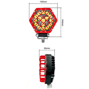 Projecteurs <span class=keywords><strong>de</strong></span> travail LED 48W à faisceau spot, <span class=keywords><strong>feux</strong></span> <span class=keywords><strong>de</strong></span> conduite tout-terrain, <span class=keywords><strong>feux</strong></span> antibrouillard pour pare-chocs et toit, pour bateau, SUV, VTT, camion, moto - Product Image 5