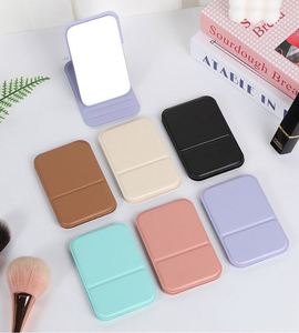 Cosmetics <b>Mirror</b> Mini Folding <b>Mirror</b> - Pocket-Sized Makeup <b>Mirror</b> <b>Compact</b> for Purse - Product Image 3