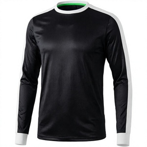 เสื้อฟุตบอลแขนยาวคอกลมชุดฝึกซ้อมทีมพร้อมโลโก้แบบกำหนดเอง - Product Image 3