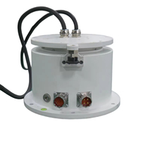 Moteur de Pan-Tilt à axe unique en alliage d'aluminium léger, capacité de charge 5 kg, avec commande servo et engrenage à vis sans fin, pour moniteur
